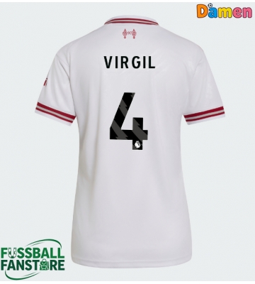 Liverpool Virgil van Dijk #4 Replik Auswärtstrikot Damen 2026-27 Kurzarm